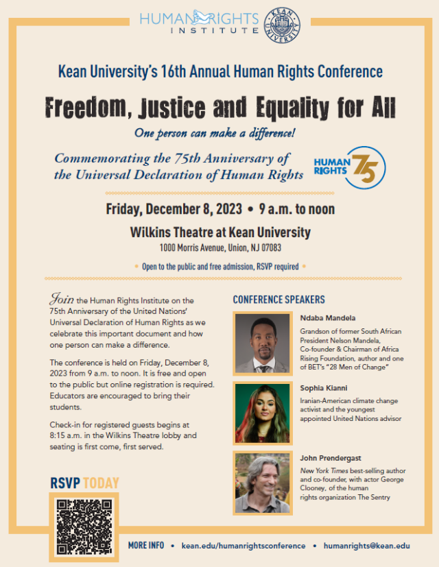 16th Annual Human Rights Conference Flyer