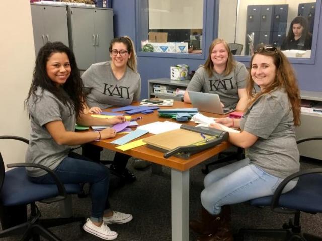 Members of Kappa Delta Pi international honor society in education