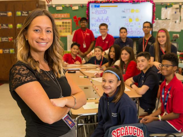 Toni-Ann Palmisano M.A. '13 - Secaucus Middle School math teacher - Milken Educator Award