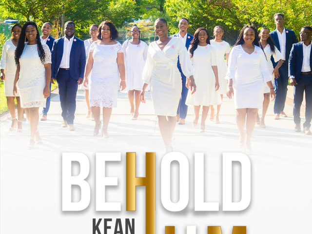 The cover of the Choir's first single Behold Him