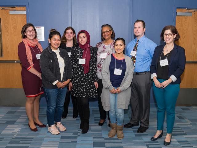 Dr. Adara Goldberg attends a Diversity Council event with local educators