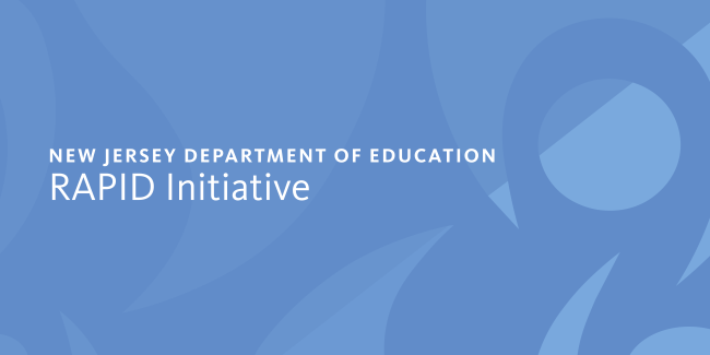 NJDOE Rapid Initiative page header