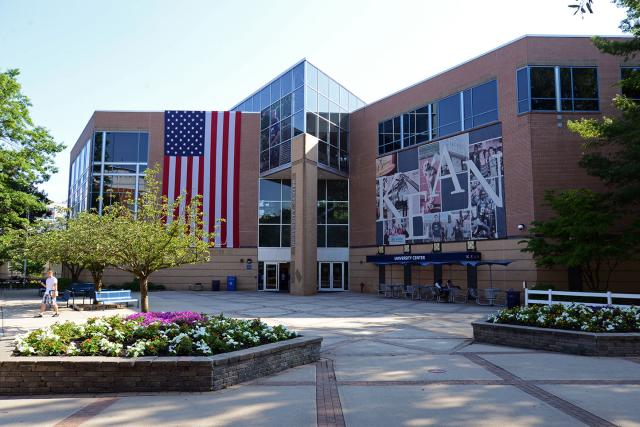 Miron Student Center patio