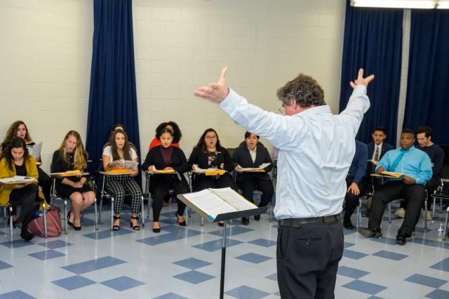 Gerald Wirth worked with Kean's Concert Choir