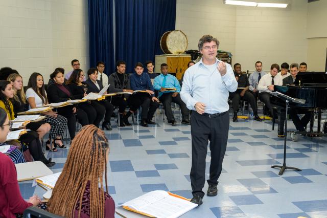 Gerald Wirth worked with Kean's Concert Choir