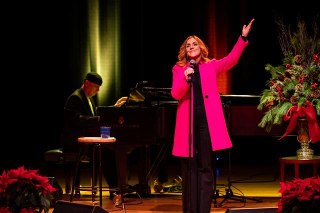 Andrea McArdle performs a streamed concert from Kean's Enlow Recital Hall