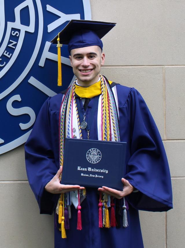 Photo of Kean University 2021 Class Valedictorian Mr. Jason Autunes