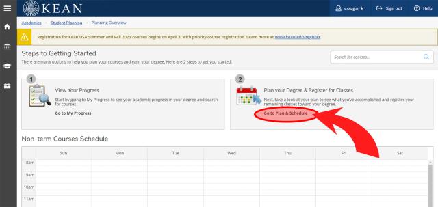 KeanWISE Plan & Schedule