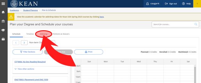 KeanWISE Plan your Degree and Schedule your courses - Advising
