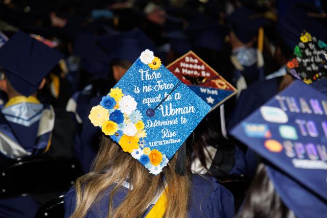 Decorated graduation cap