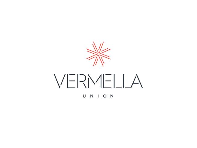 Vermella Union logo in red and black colors