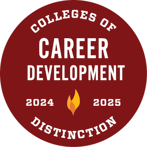 2024-2024 Colleges of Distinction badge Career Development