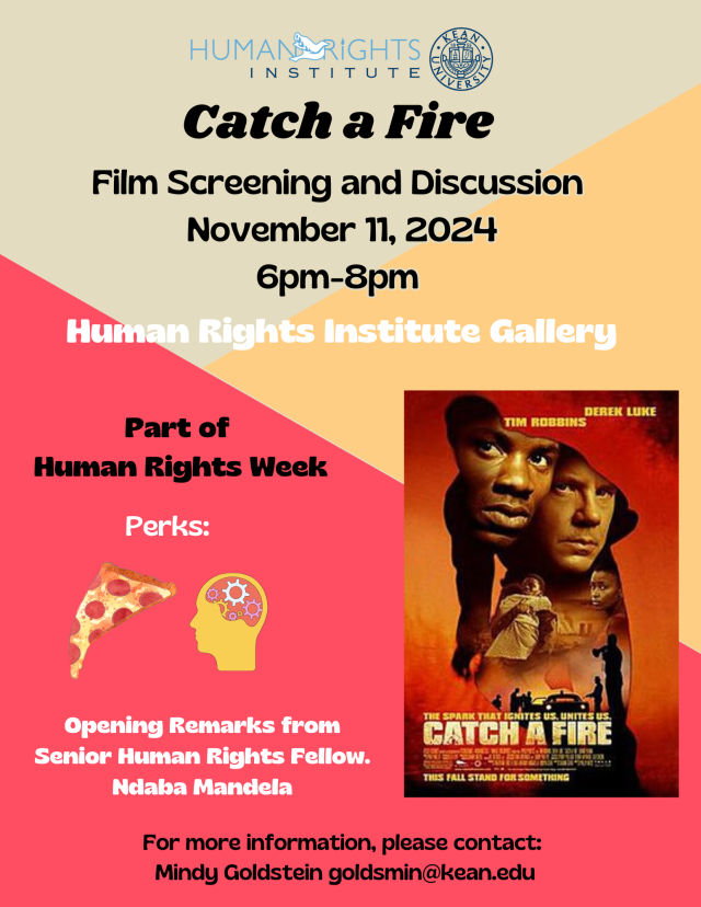 Catch a Fire Screening