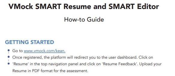 VMock Resume Writer Guide